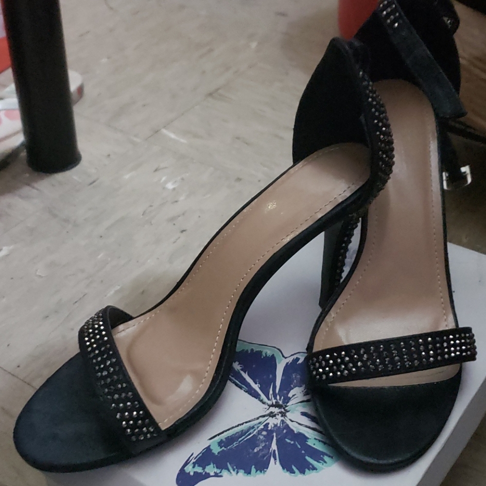 FOREVER RUBINA-36 Women's Ankle Strap Stiletto Hee